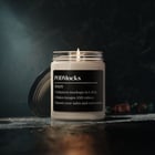 Oversaturated candle mockup