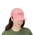 Oversaturated dad cap mockup