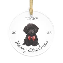 Supplier acrylic ornament mockup on white background