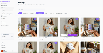 PODMocks outputs page