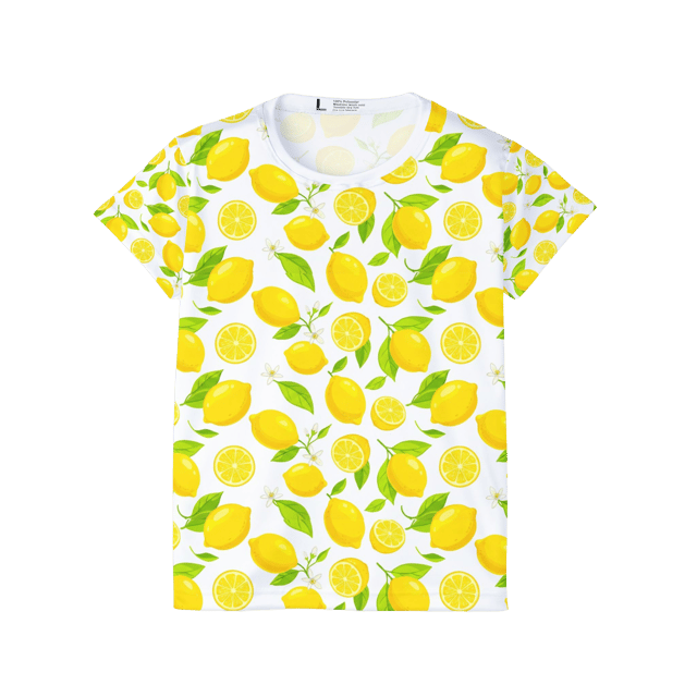 Women's sports jersey preview with lemons design