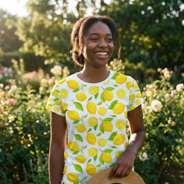 Diverse Model lemon jersey variation